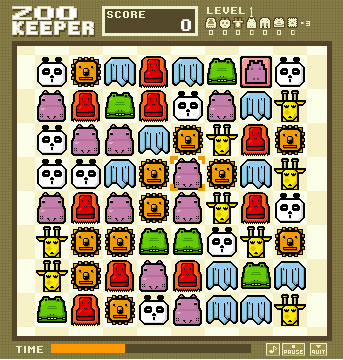 Game: Zoo Keeper