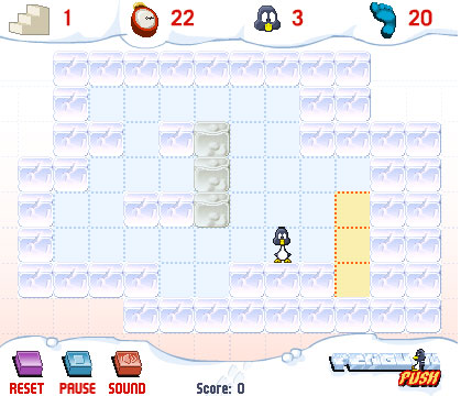 Game: Penguin Push