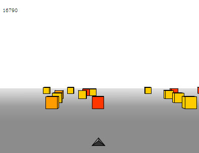 Game: Cubefield