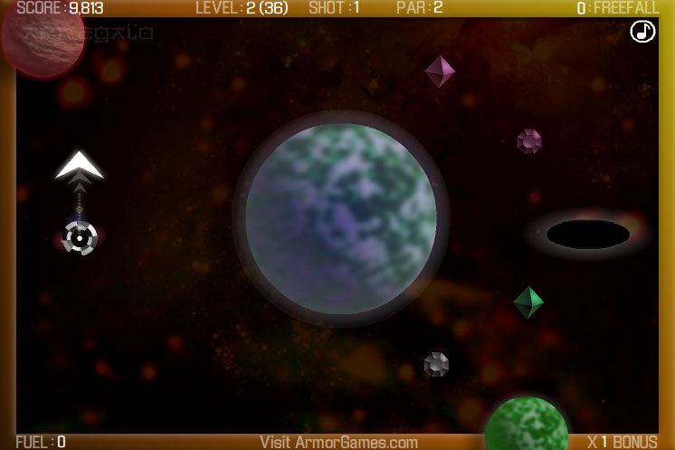 Game: Galactic Gravity Golf