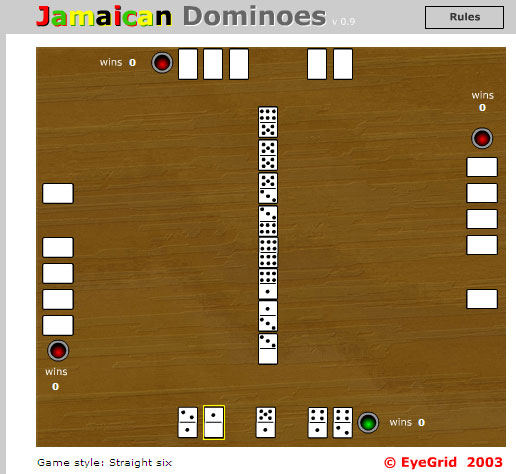 Game: Jamaican Dominoes