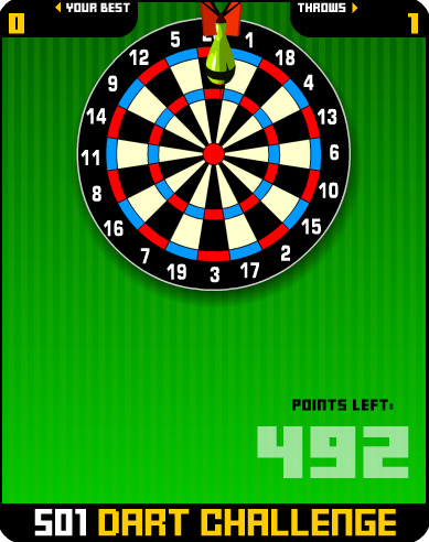 Game: 501 Darts